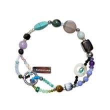 Bubble Gum Gemstone Bracelet 047