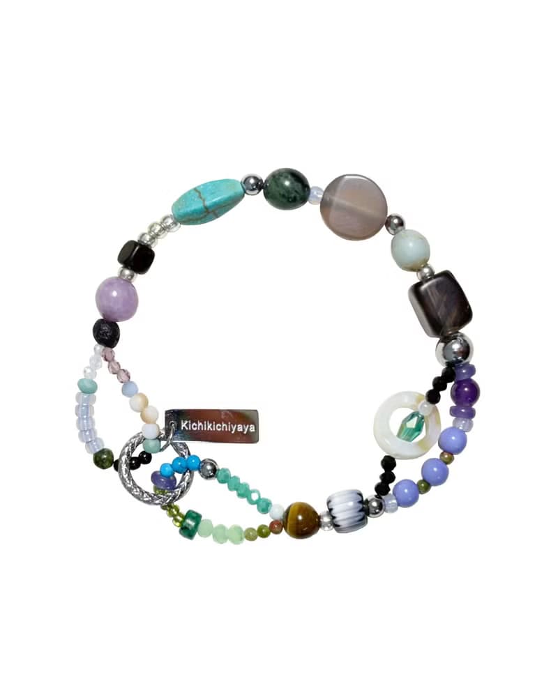 Bubble Gum Gemstone Bracelet 047