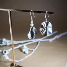 【母親節禮盒】pearl wave earring_珍珠波浪耳環 生日禮物