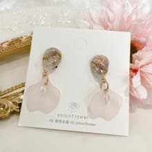 日本配件永生花耳飾