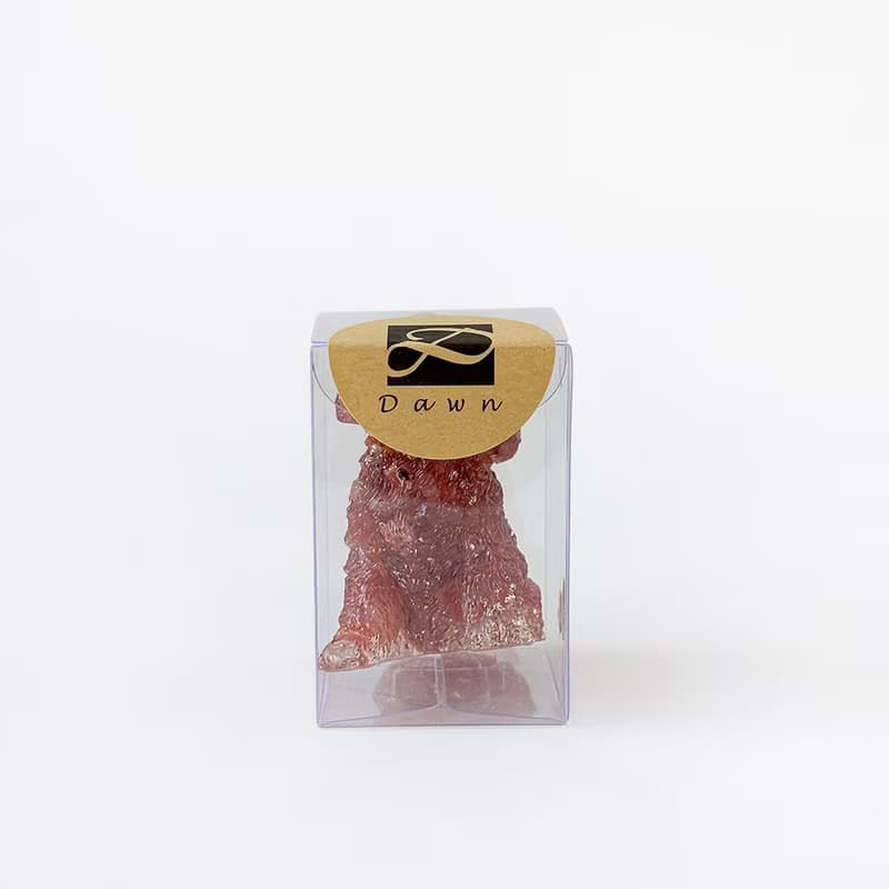 水晶 貴賓狗 M號 |  | 天然石手作 | 居家擺飾 療癒萌犬 |拉長石