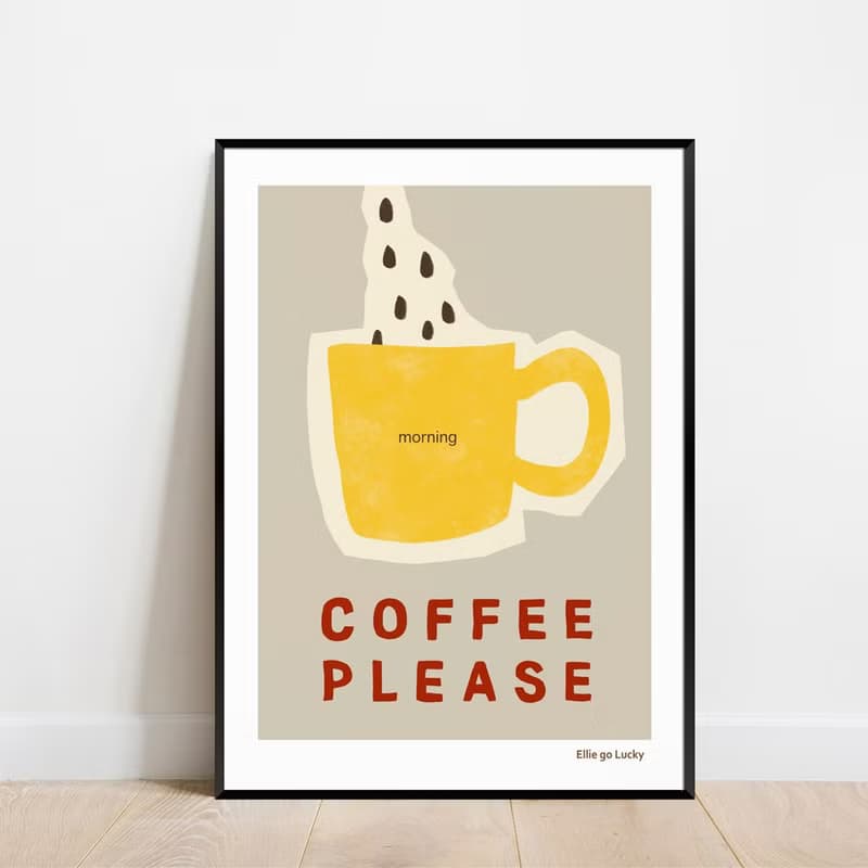 Art print/ Coffee / Illustration poster A3 A2