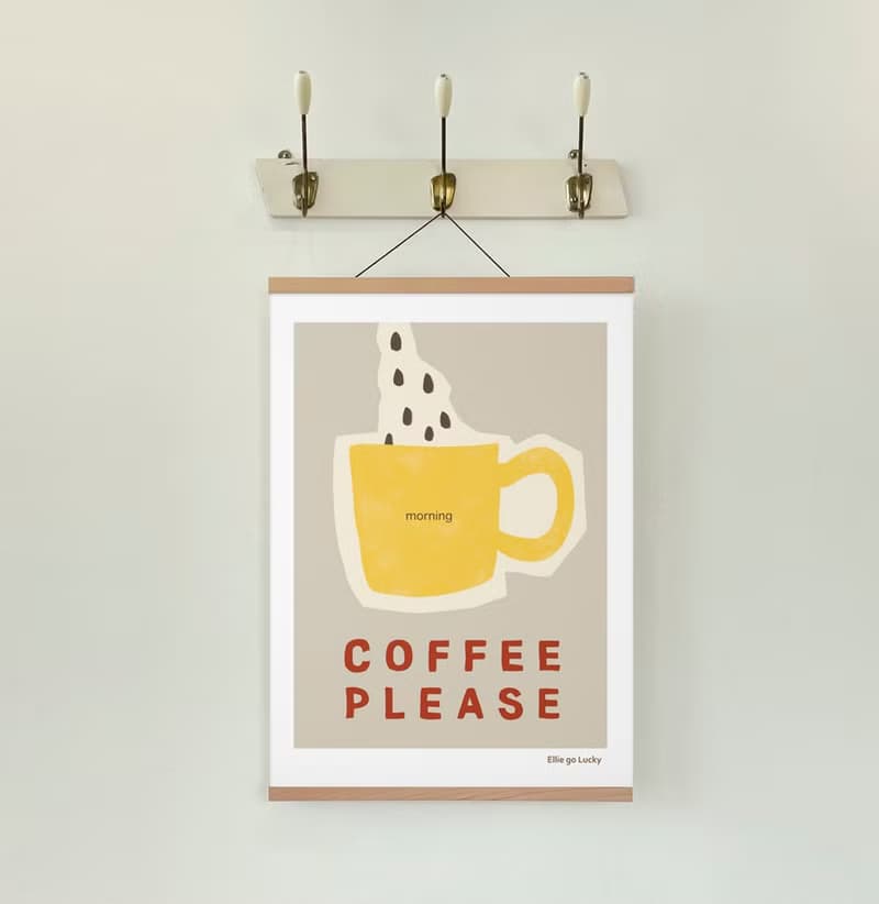 Art print/ Coffee / Illustration poster A3 A2
