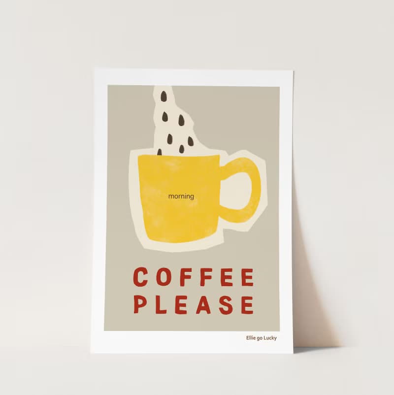 Art print/ Coffee / Illustration poster A3 A2