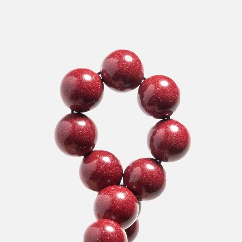 紫金硃砂14K包金手鍊