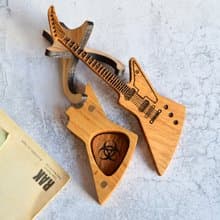 Guitar Picks Box with Personalized Pick for Guitar Player Gifts, Electric Guitar