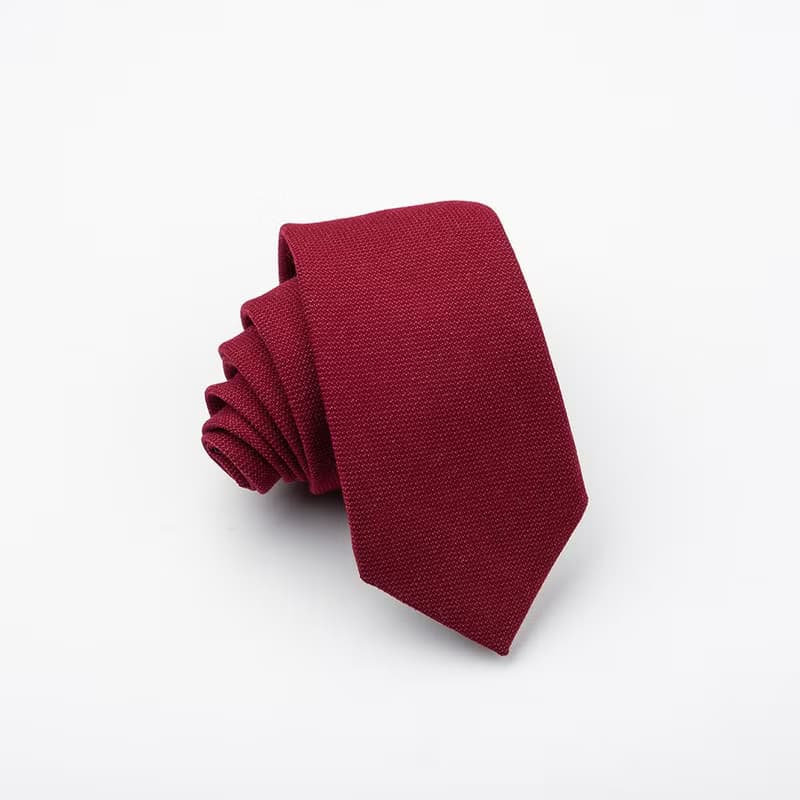 襯衣的犒賞 純棉系列領帶-紅色瑪莉 C0614-22