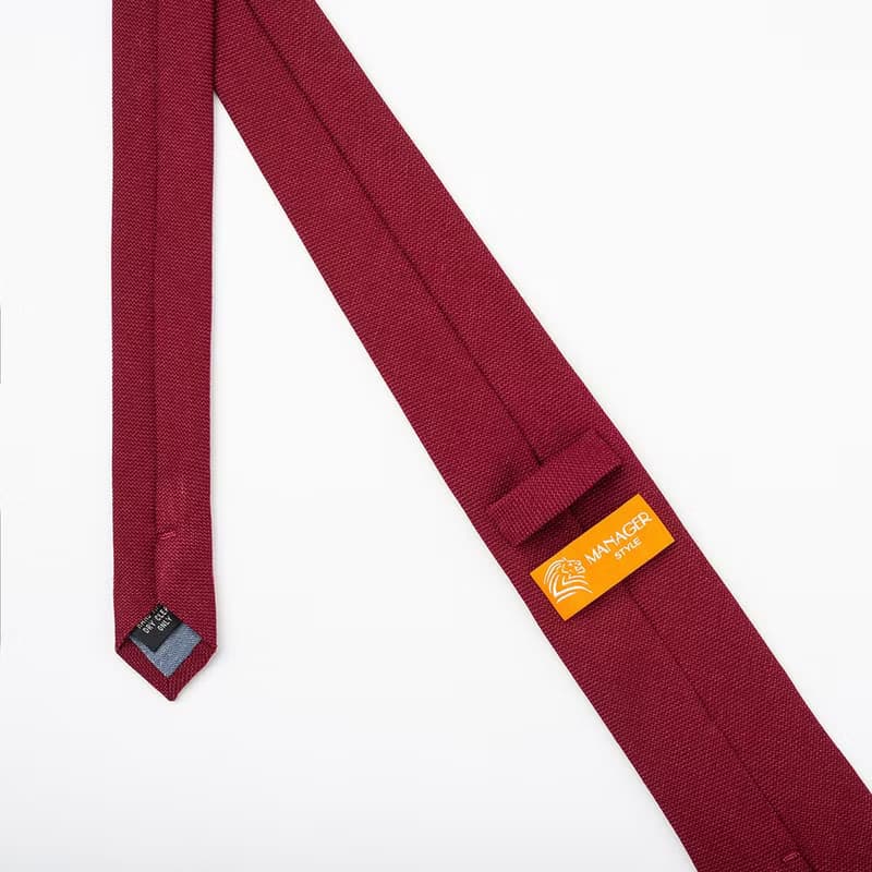 襯衣的犒賞 純棉系列領帶-紅色瑪莉 C0614-22