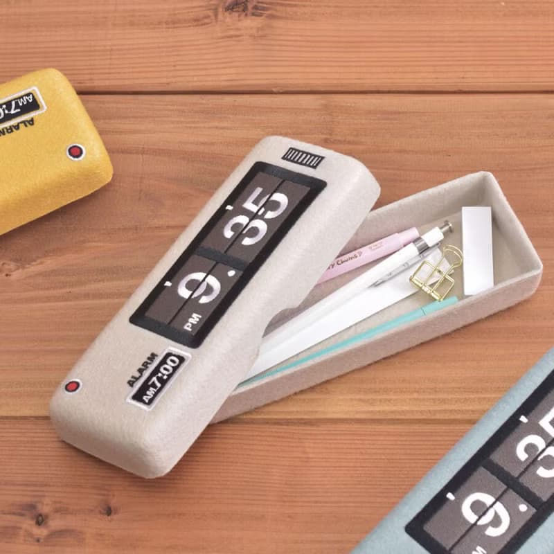 PUPU FELT 毛氈布收納包系列 / 卡式錄音帶 翻頁時鐘 文具收納盒