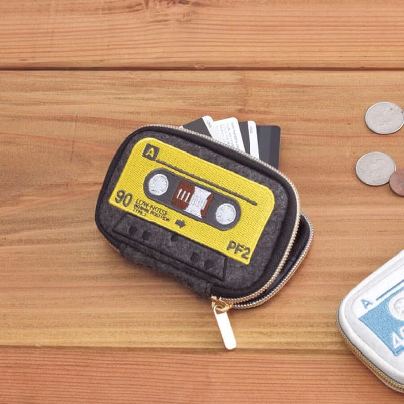 PUPU FELT 毛氈布收納包系列 / 卡式錄音帶 翻頁時鐘 文具收納盒