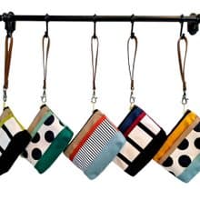 手拿包 Lovely Canvas Pouch Bag, Polka Dot and Striped Design 化妝包 /收納袋
