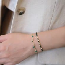 小寶石手鍊-綠玉髓