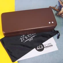 2is Bx06AmC 眼鏡盒 方形眼鏡盒 硬盒│咖啡色│眼鏡盒│聖誕禮物