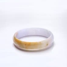 蘭金語 | 冰糯種 / 彩金 / 貴妃鐲 / 手圍17 | 天然A貨翡翠玉鐲