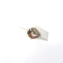 Vintage Yellow & Rose Gold Silver Spinner Ring