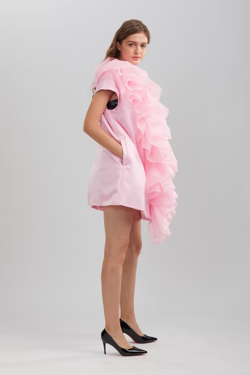 June sweet pink natural Thai  silk organza jacket for women