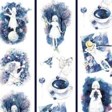 我的小宇宙 夢境篇 水彩畫手稿 PET 和紙膠帶 台灣製 10米卷