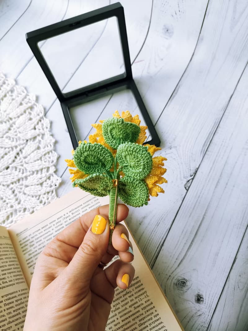 向日葵別針、向日葵胸針、花束飾品