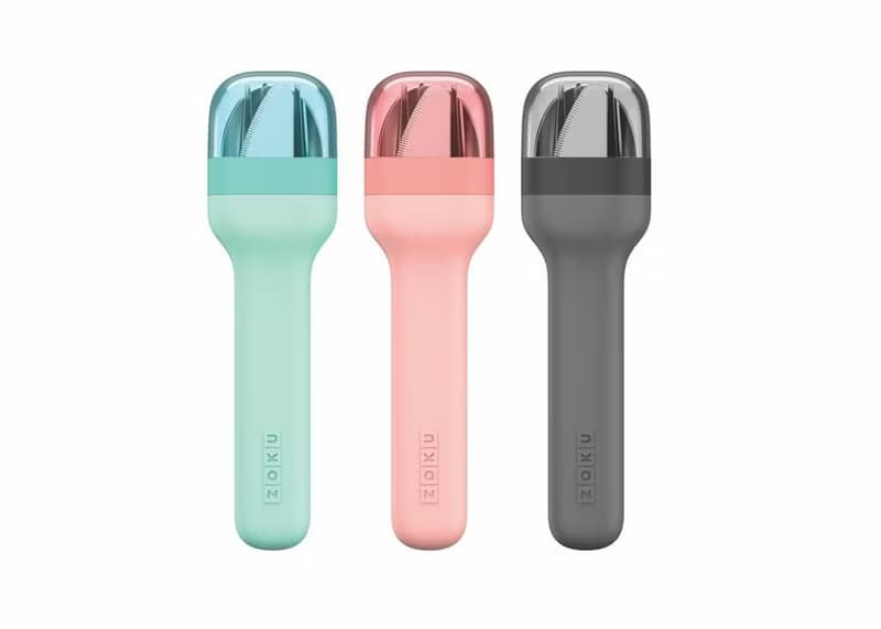 ZOKU 不鏽鋼便攜式餐具套裝 - 炭灰色