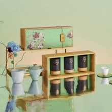 【茶葉禮盒】韻竹禮盒-國宴級國際得獎摘星台灣茶葉環保禮盒