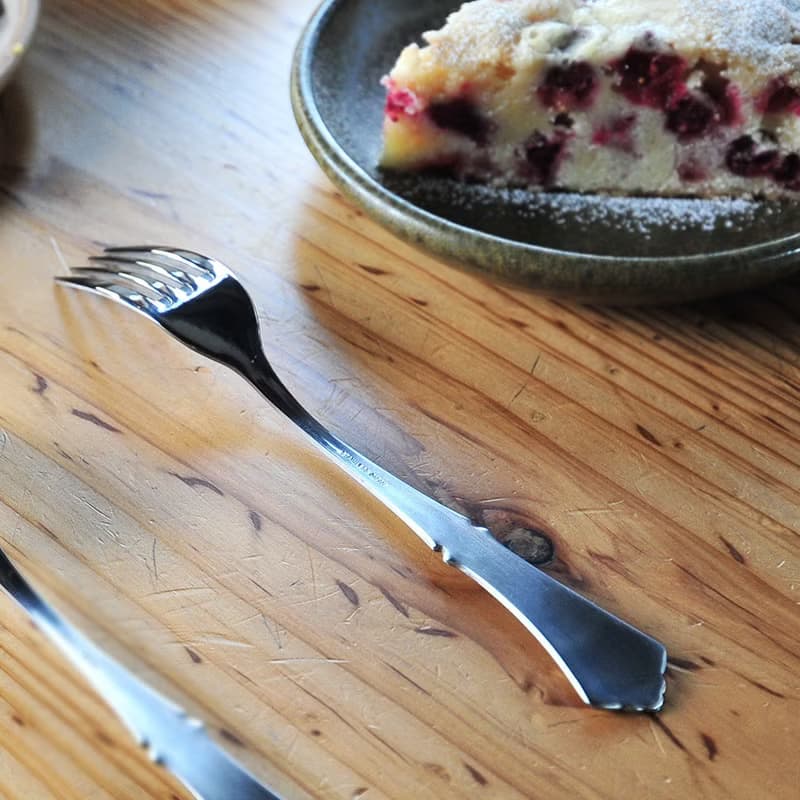 日本高桑金屬 日製典雅不鏽鋼餐叉-3入