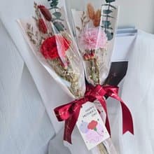 康乃馨香皂花單支花束 母親節花束