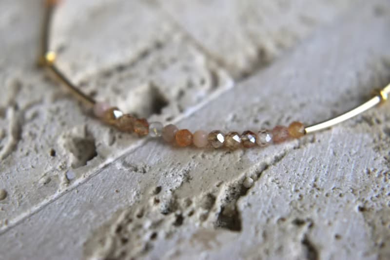 手鍊 草莓晶 瑪瑙 天然石 - 櫻花 -