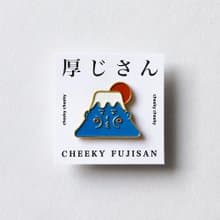 cheeky cheeky 日本吉祥物 富士山 厚士山 金屬徽章 胸章