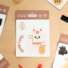 Furry Zoo 防水 大貼紙組 行李貼 防水耐曬 - 招財貓