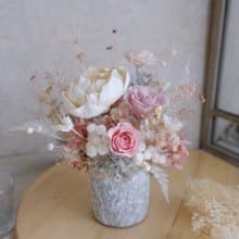 【永生花盆花】永生花/居家裝飾/開幕/新居/賀禮/送禮/甜美夢幻款