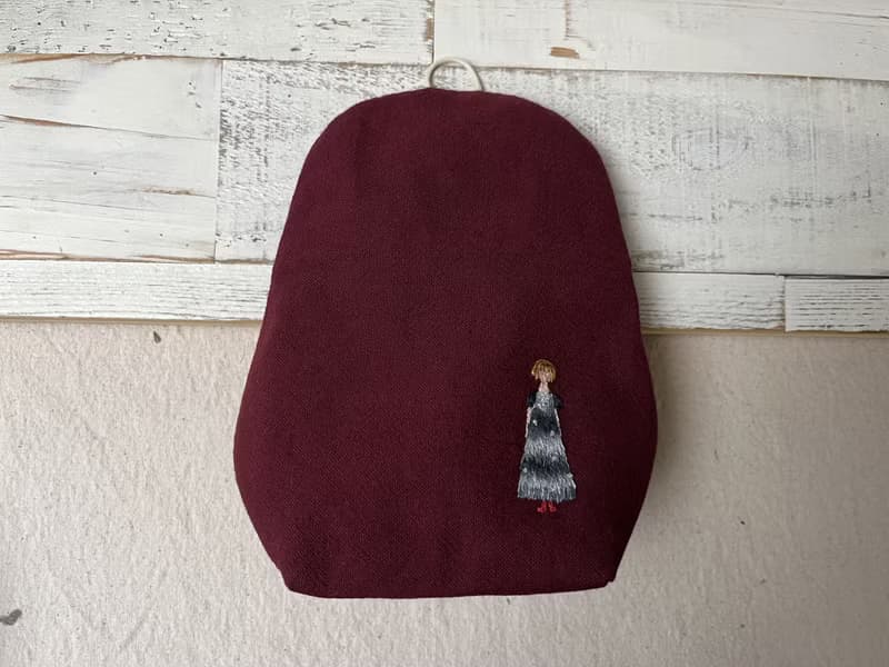 fingirl1000-NO.279一股刺繡旅行小窗包-1000枚女子展