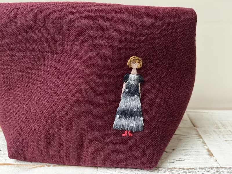 fingirl1000-NO.279一股刺繡旅行小窗包-1000枚女子展