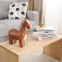 【書擋】抬頭馬 Horse 皮革動物擺飾 |  馬到成功 畢業禮物