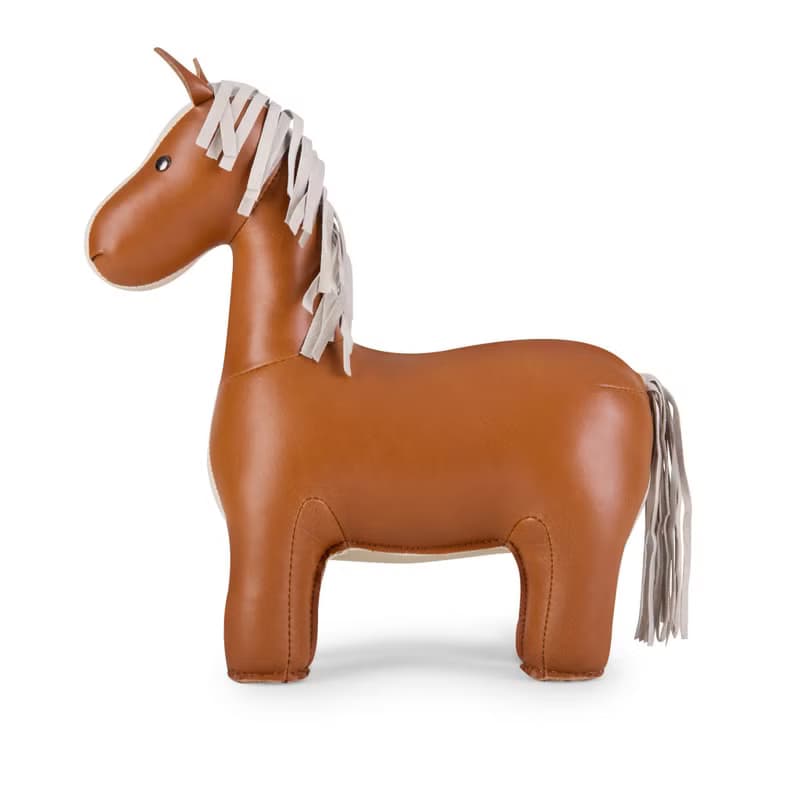 【書擋】抬頭馬 Horse 皮革動物擺飾 |  馬到成功 畢業禮物