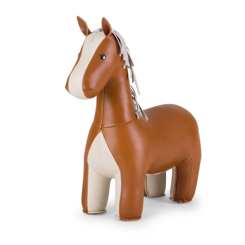 【書擋】抬頭馬 Horse 皮革動物擺飾 |  馬到成功 畢業禮物