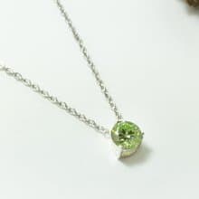 誕生石系列/八月份/橄欖石PERIDOT/項鍊/生日禮