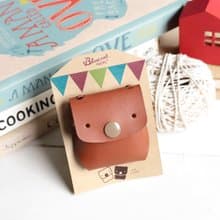 常見的Goody 古駝紅真皮革手工 AirPods 保護套