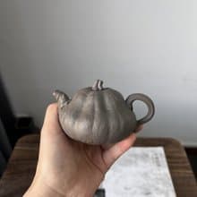 送禮紫砂壺茶壺南瓜 现货实拍 全手工制作 200CC高端茶客必备  草