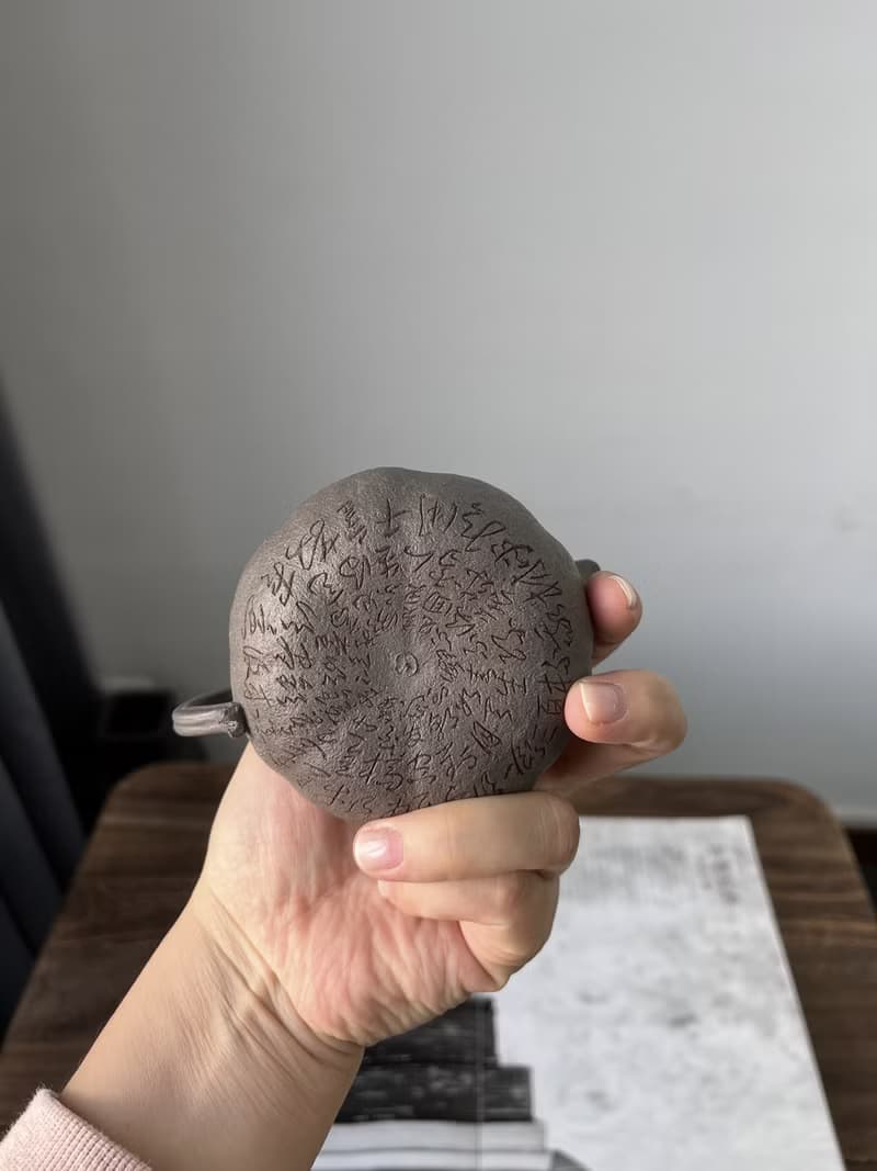 送禮紫砂壺茶壺南瓜 现货实拍 全手工制作 200CC高端茶客必备  草
