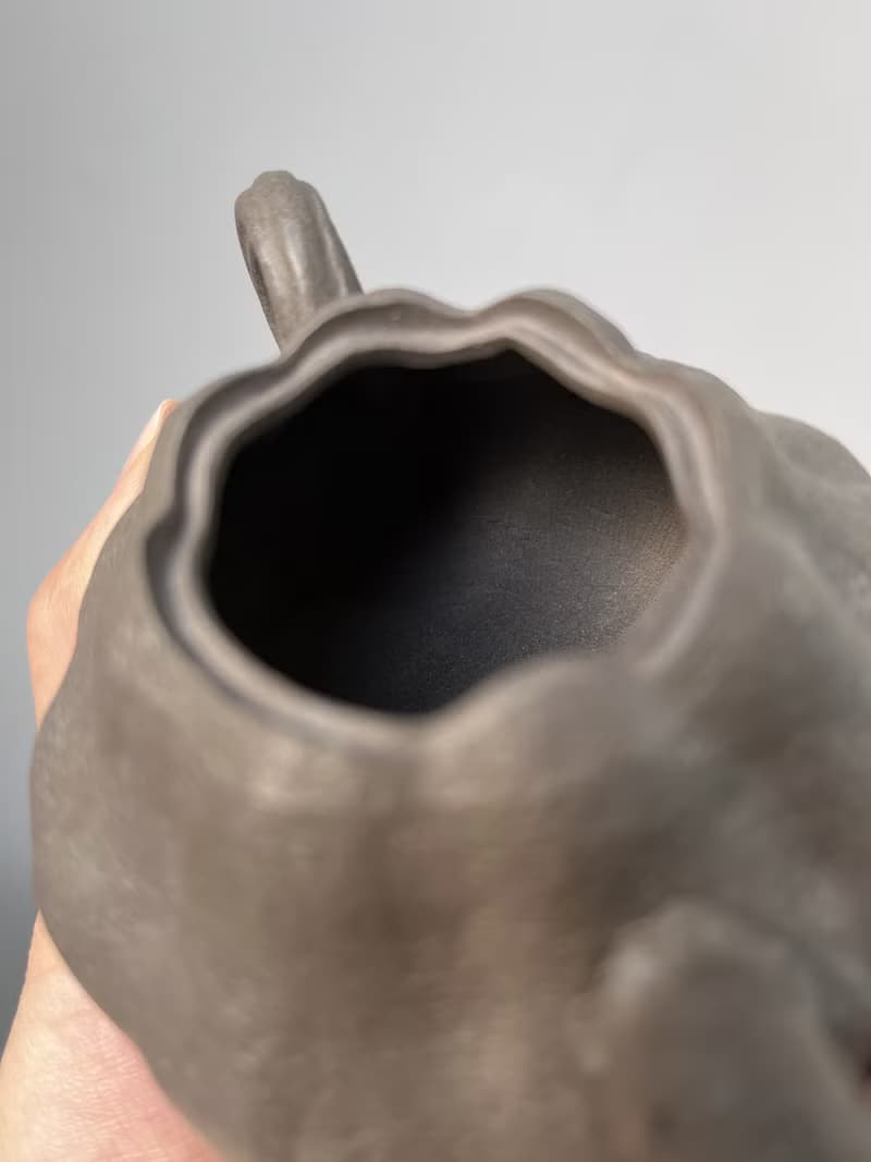 送禮紫砂壺茶壺南瓜 现货实拍 全手工制作 200CC高端茶客必备  草