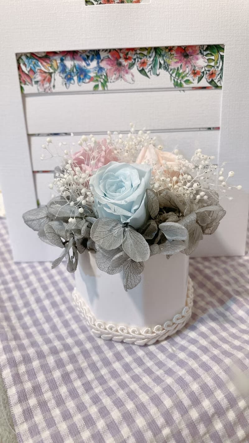 擴香石玫瑰花永生花花瓶