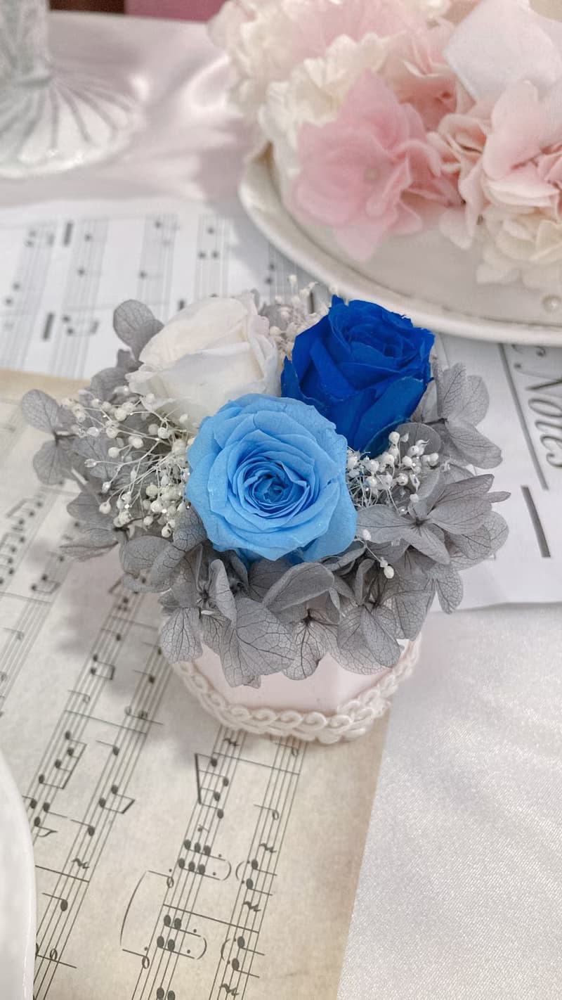 擴香石玫瑰花永生花花瓶