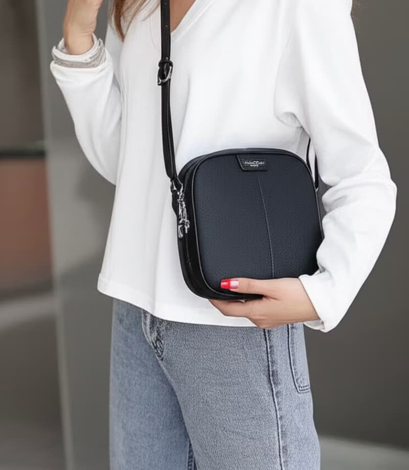 Tosca | Seiho Bag-卡套 斜孭包 手袋 手提袋 側背包-黑