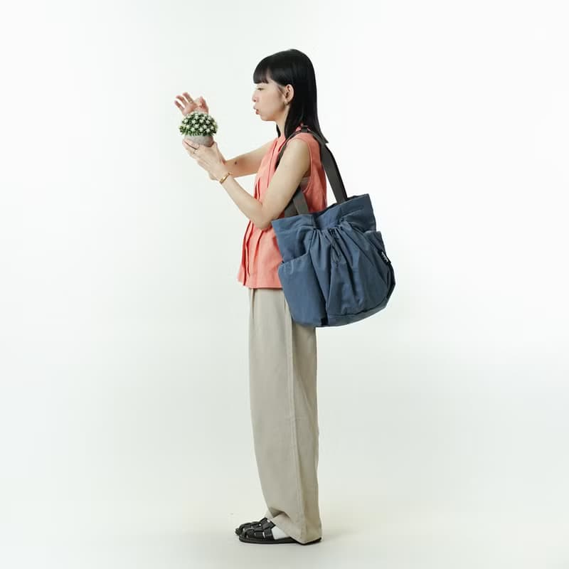 環保Re系列 | 極輕手提袋 REON (天藍) 附水瓶保護套