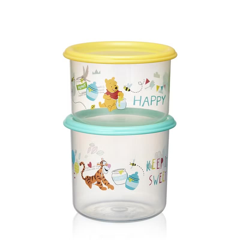 【Baby City娃娃城】保鮮收納盒2入 (維尼+跳跳虎)