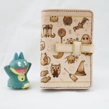 黑貓巫婆貓頭鷹手作皮革筆記本手帳書札(加贈皮書籤)