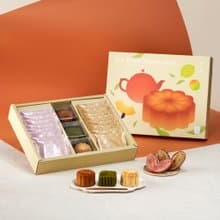 【餅乾學院】2025中秋限定茶菓月餅禮盒(附提袋)