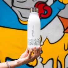 01LIV x wbottle 500ml不銹鋼雙層真空茶滤防漏易潔保溫瓶 環保杯