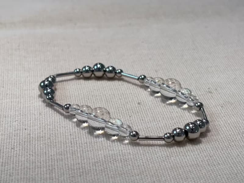 Swim Silver Gemstone Bracelet 043