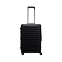 【升級版】【LOJEL】CUBO 26吋 前開擴充拉鍊箱 酷黑